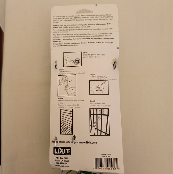 NWT Lixit Critter Bright Water Bottle - Picture 5 of 5